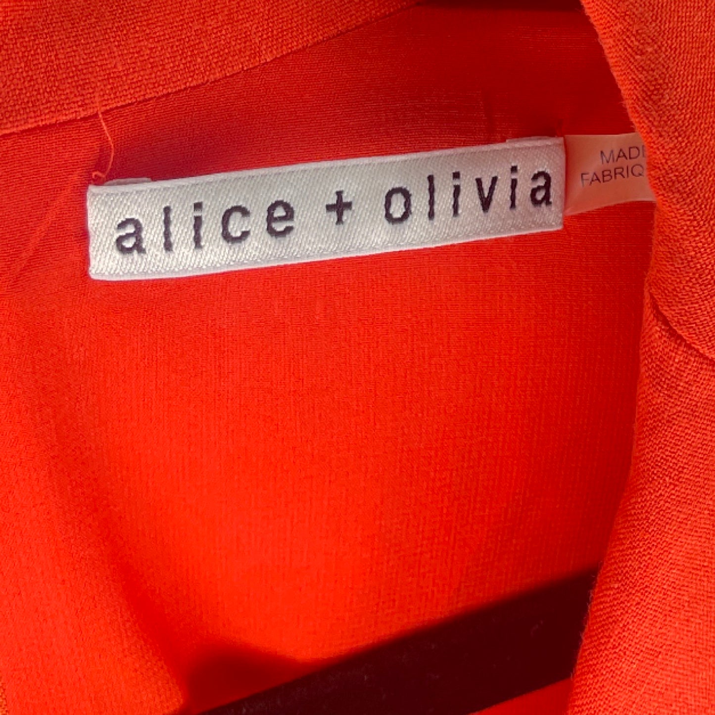 Romper Alice + Oliva Cuello Cruzado Naranja-Talla 2