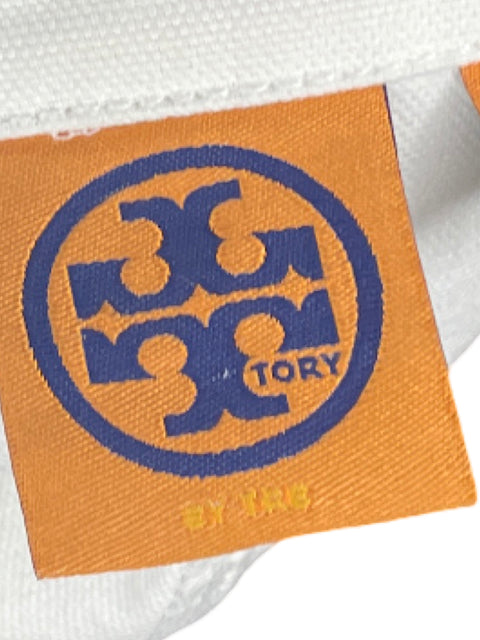 Chaqueta Tory Burch Botones Denim Blanco-Talla M