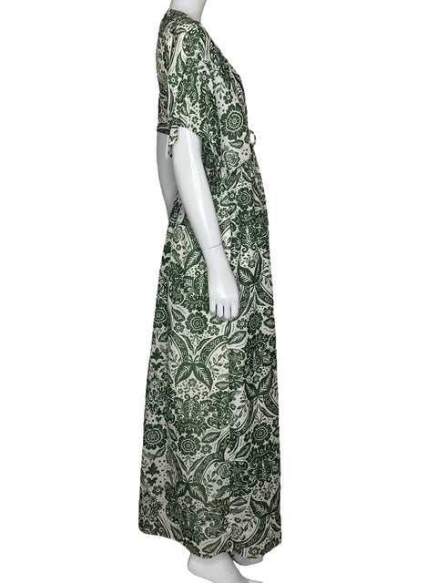 Cardigan Primark Estampado Verde - Talla S