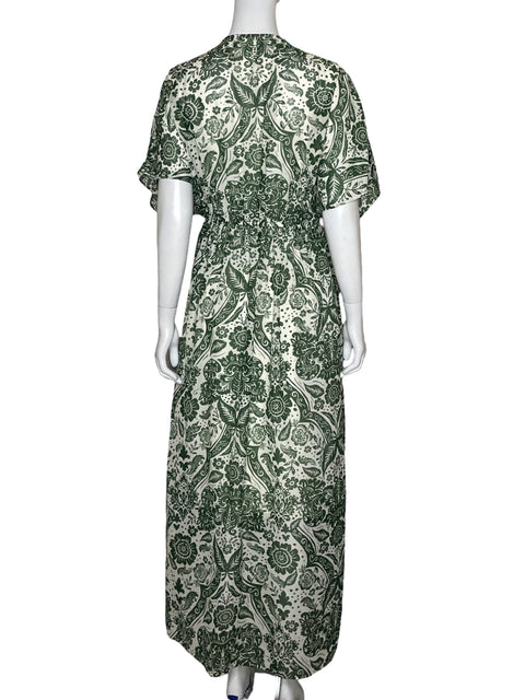 Cardigan Primark Estampado Verde - Talla S