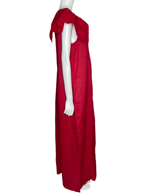 Vestido Tesoro TPS Maxi Bolsillos Rojo-Talla U