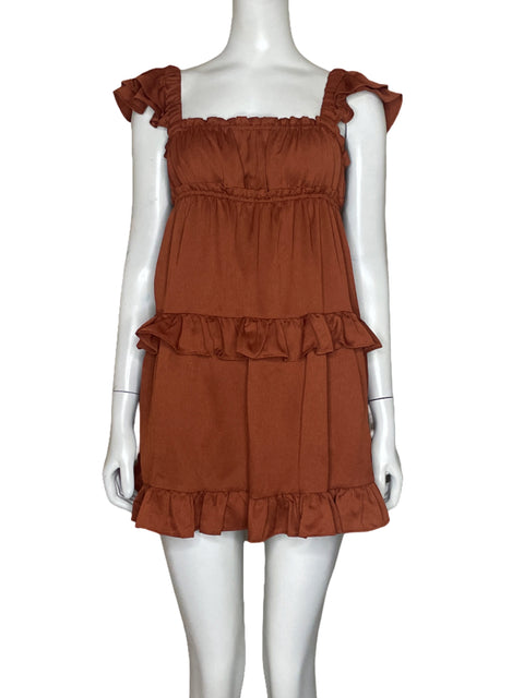 Vestido Weworewhat Mini Naranja - Talla XS