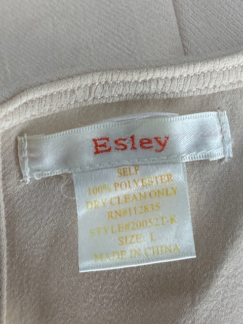 Blusa Esley Manga Corta Encaje Blanco-Talla L