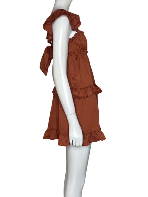 Vestido Weworewhat Mini Naranja - Talla XS