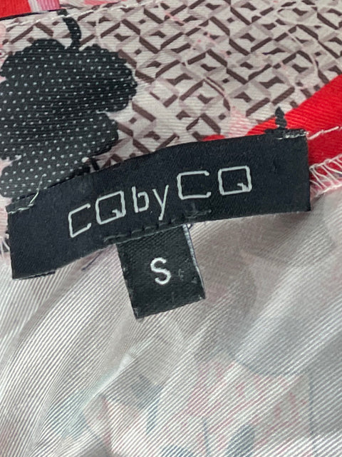 Blusa CQ By CQ Asimétrica Floral Rosado-Talla S