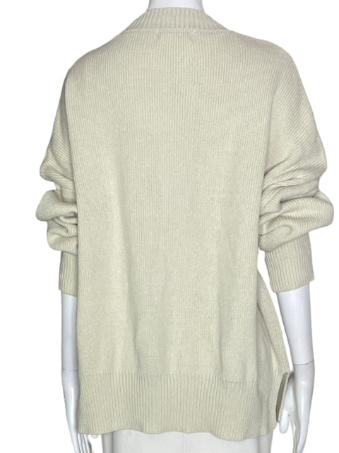 Chaleco By Together Tejido Manga larga Beige - Talla L