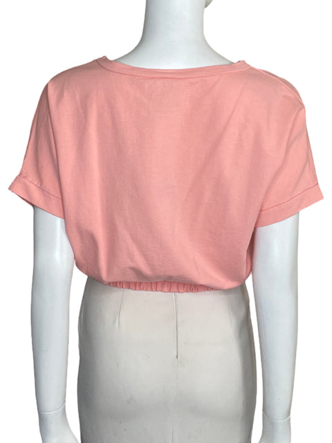 Blusa Venti6 Manga corta Liso Rosado - Talla M