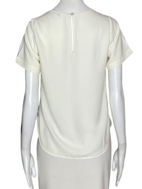 Blusa Camila Liso Manga corta Beige - Talla 2