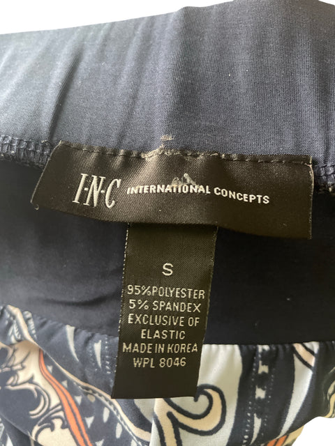 Pantalón Internacional Concepts Wide-leg Estampado Azul - Talla S