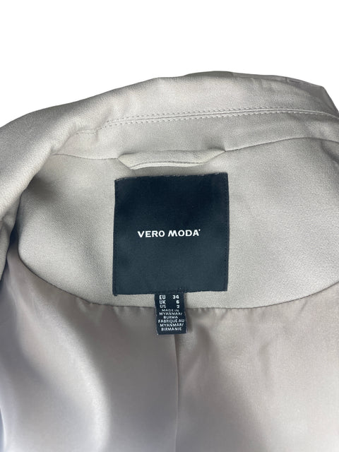 Blazer Vero Moda Manga larga Liso Beige - Talla 34