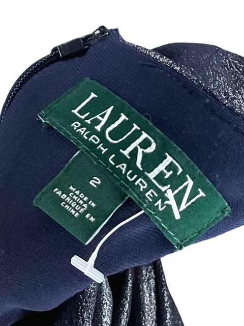 Vestido Ralph Lauren Mini Brillo Plateado - Talla 2