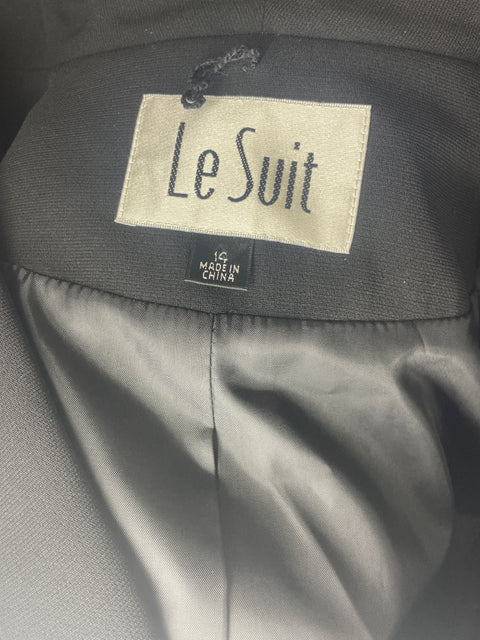 Chaqueta Le Suit Liso Negro - Talla 14