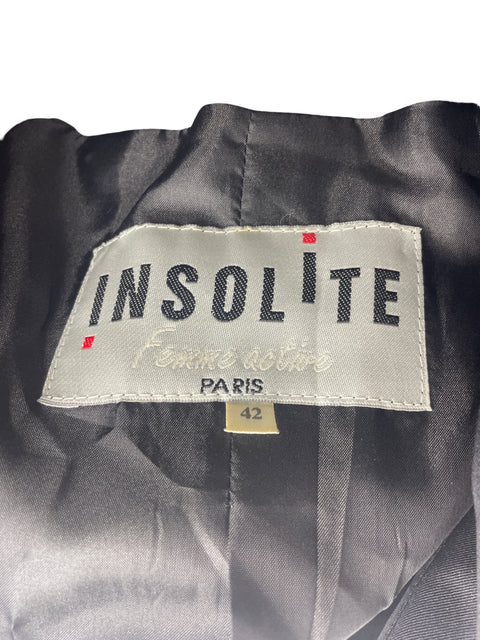 Chaqueta Insolite Recto Negro - Talla 42