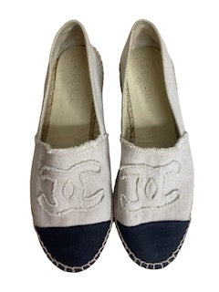 Espadrilles Chanel Beige Lona