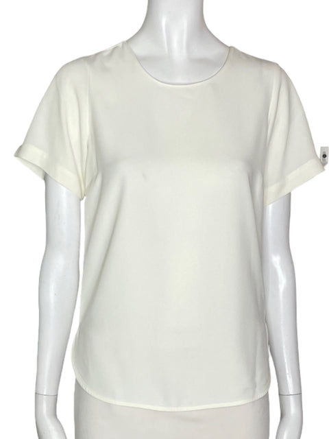 Blusa Camila Liso Manga corta Beige - Talla 2