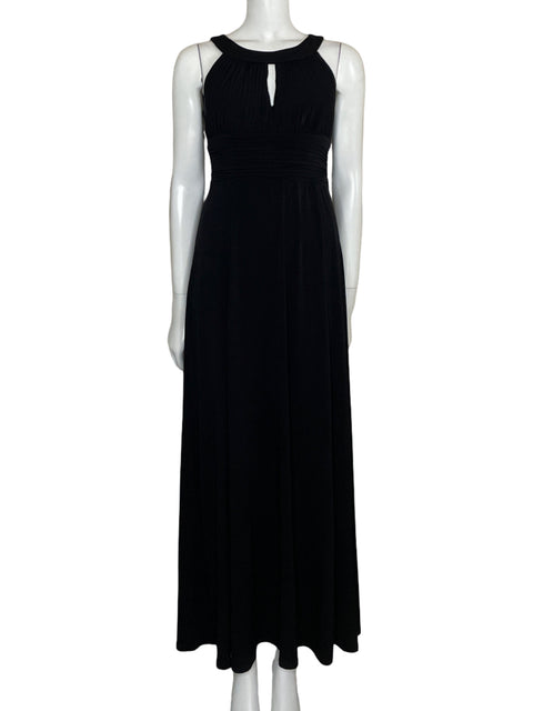Vestido Signature By Sangria Maxi Halter Negro - Talla S