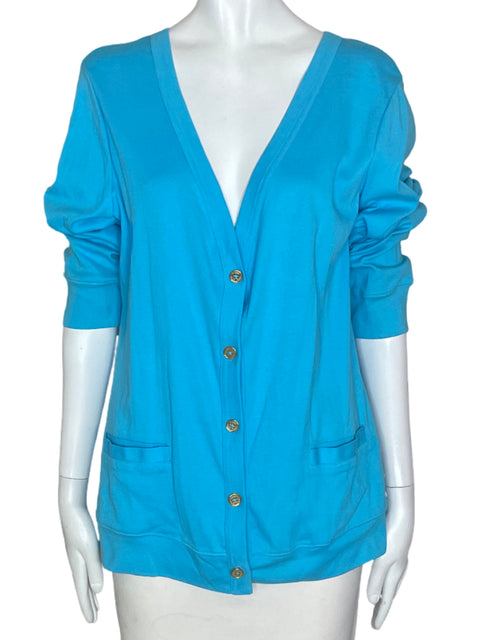 Chaleco Ralph Lauren Cuello v Liso Azul - Talla XL