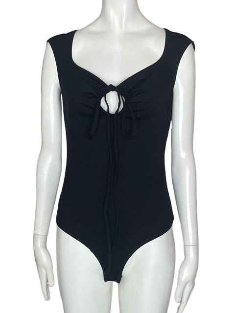 Blusa Bcbg Liso Sin mangas Negro - Talla XS