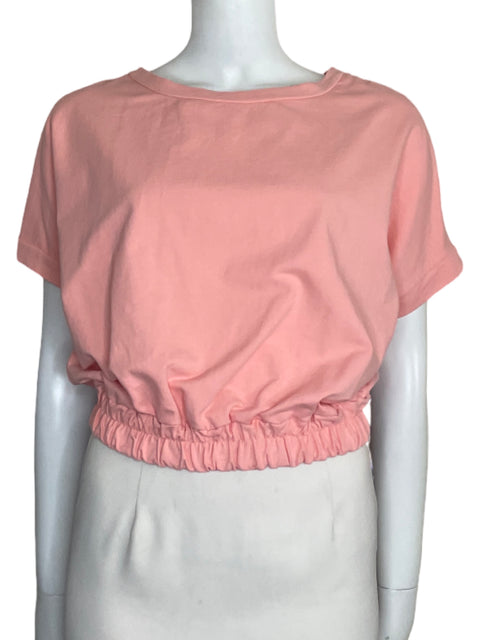 Blusa Venti6 Manga corta Liso Rosado - Talla M