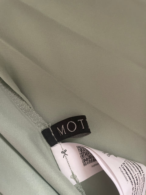 Vestido Motf Verde Asimetrico-Talla S