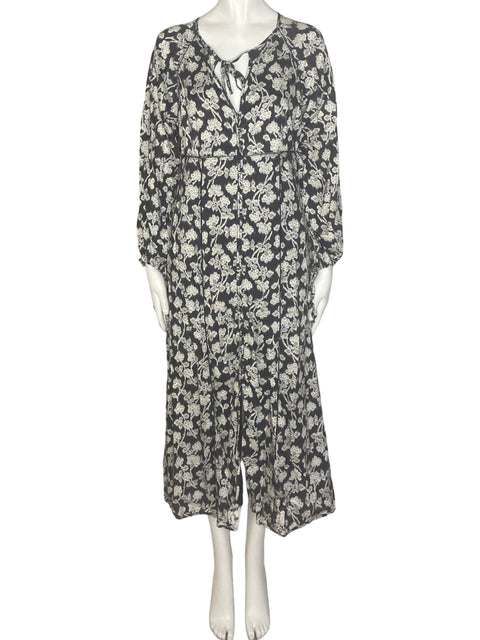 Vestido Rebecca Taylor Estampado Negro - Talla S