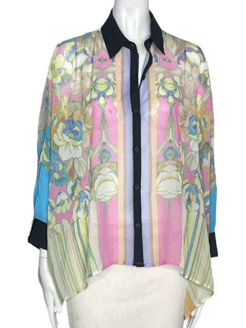 Blusa Clover Canyon Estampado Rosado - Talla S