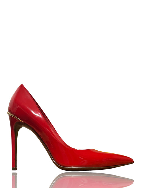 Zapatos Louis Vuitton Stietto Rojo - Talla 7.5