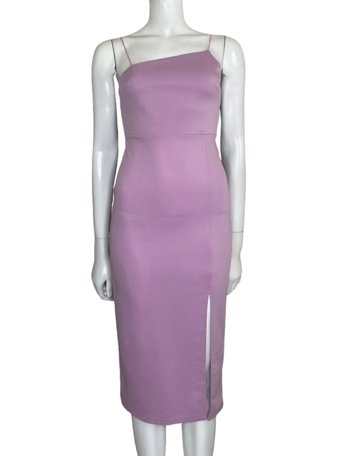 Vestido Lyaner Midi Asimétrico Rosado - Talla S