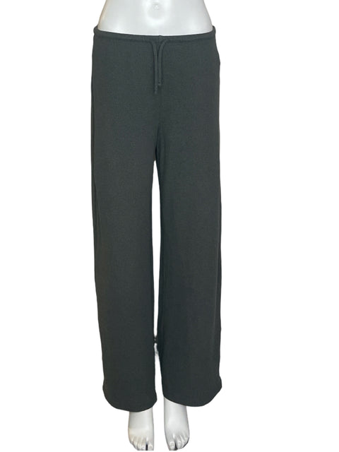 Pantalón Zara Recto Palazo Gris - Talla S
