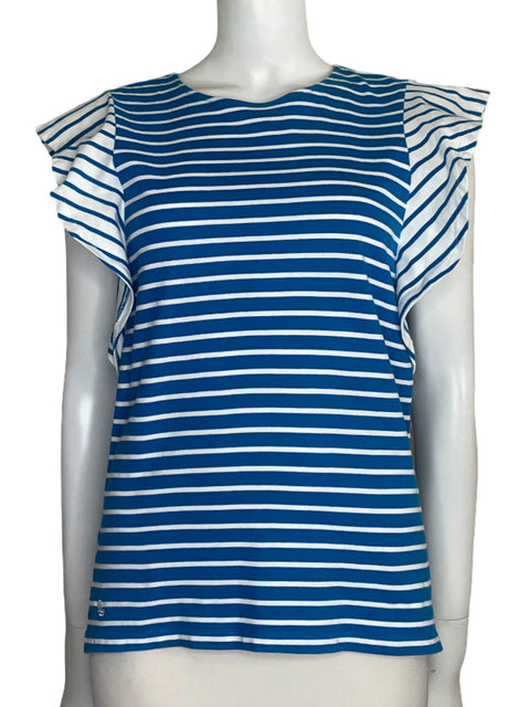 Suéter Ralph Lauren Bicolor Rayas Azul - Talla M