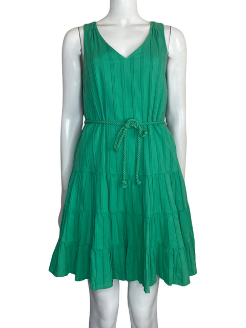 Vestido Nautica Mini Sin mangas Verde - Talla S