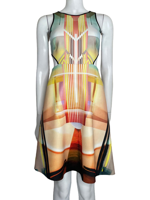 Vestido Clover Canyon Midi Cut-out Naranja - Talla S