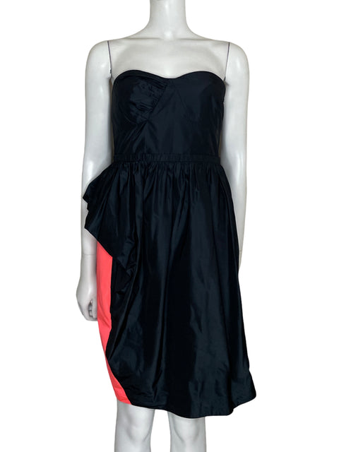 Vestido Marc By Marc Jacobs Strapless Puff Negro - Talla 4