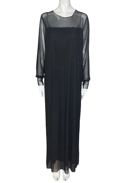 Vestido Jdy Maxi Fluido Negro - Talla XXL