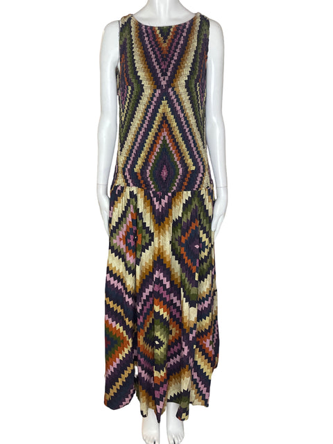 Vestido Farm Ajustado Fluido Morado - Talla XL