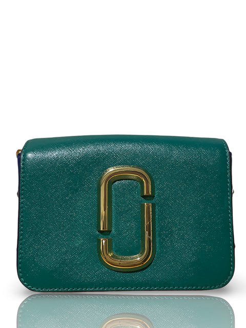 Cartera Marc Jacobs Hip Shot Bit Bag Mini Verde - Talla U