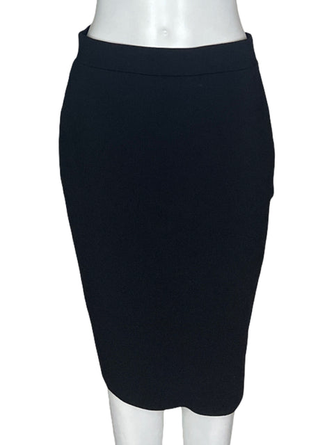 Falda Purificación García Lycra Midi Negro - Talla M