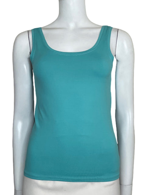 Top Karen Kane Tank Stretch Verde - Talla S