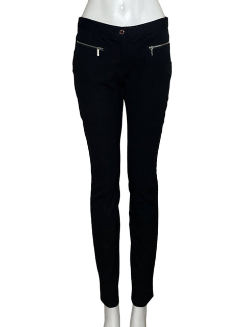 Pantalón Michael Kors Slim fit Cremallera Negro - Talla 6