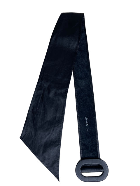 Cinturón Studio F Asimétrico Negro - Talla U