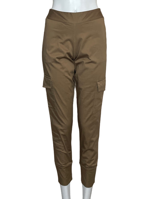 Pantalón Adriana Fernandez Slim Cargo Marrón - Talla XS