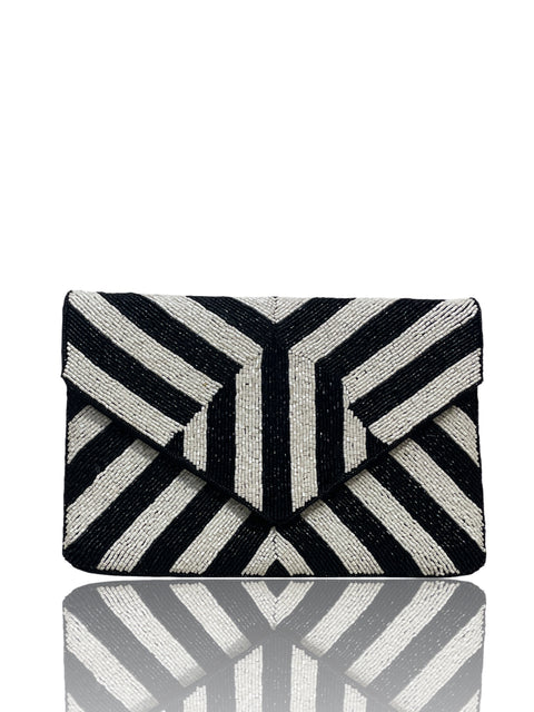 Cartera Tesoro Tps Lentejuelas Asimétrico Negro - Talla U