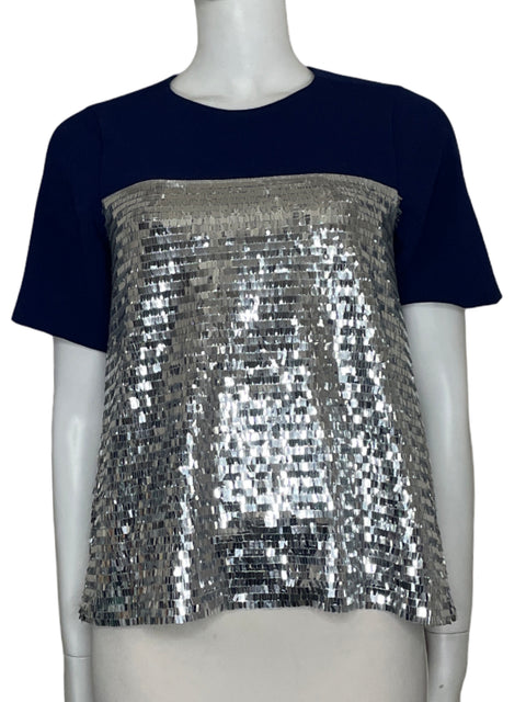 Blusa Verónica Angel Apliques Plateado - Talla U
