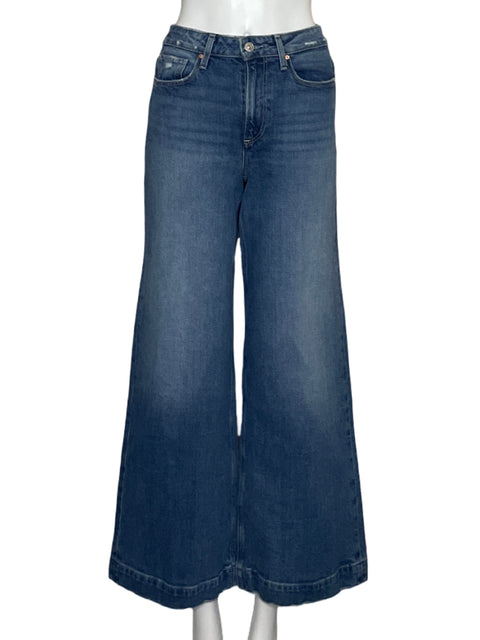 Pantalón Paige Denim Recto Azul - Talla 25