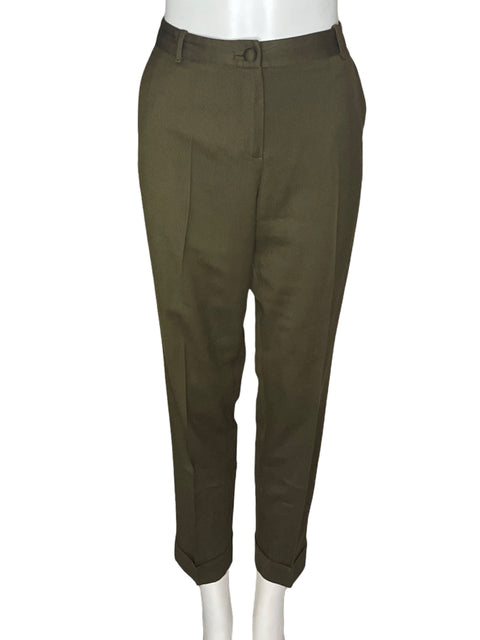 Pantalón Massimo Dutti Recto Bolsillo Marrón - Talla 40