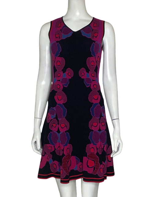 Vestido Diane Von Furstenberg Estampado Negro - Talla S