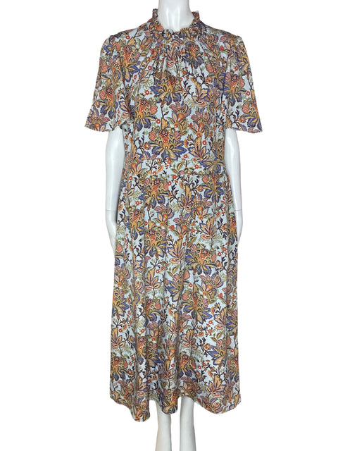 Vestido Julia Jordan Maxi Estampado Marrón - Talla 16