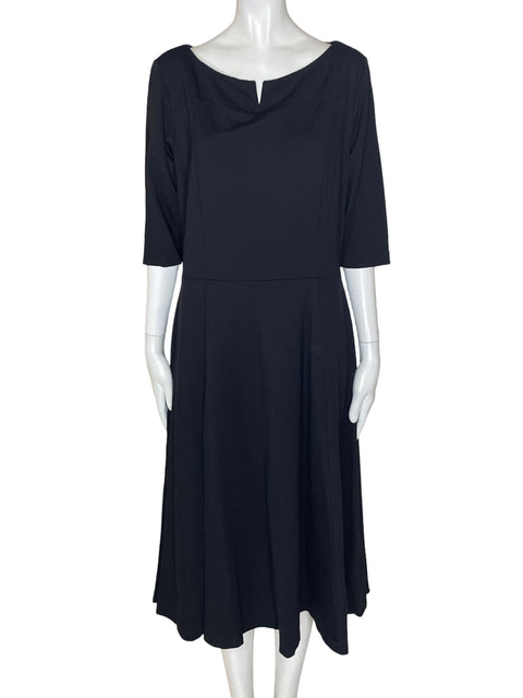 Vestido Mary Crafts Manga corta Cuello redondo Azul - Talla 16