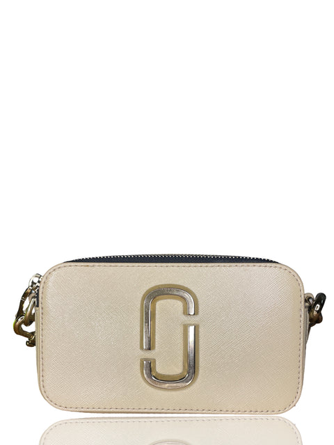Cartera Marc Jacobs The Snap Shot Beige - Talla U
