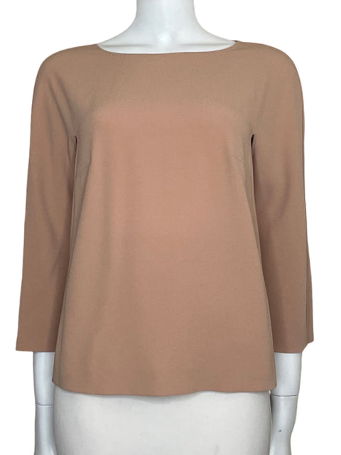 Blusa Max Mara Fluida Beige - Talla S